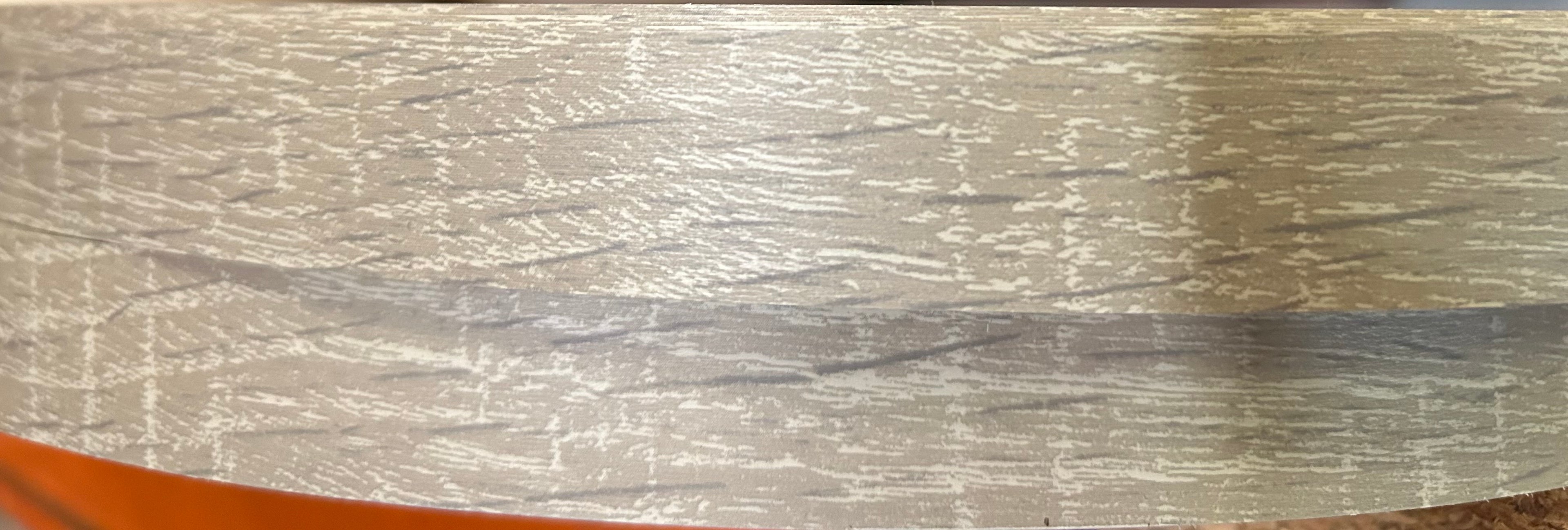 Cambrian Oak Plastic Edging 22mm x 0.8mm x 150m Unglued