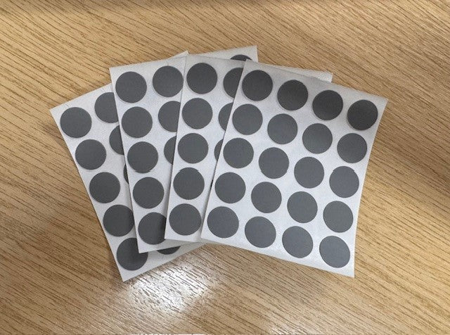 Dust Grey Smooth Sticky Cover Caps