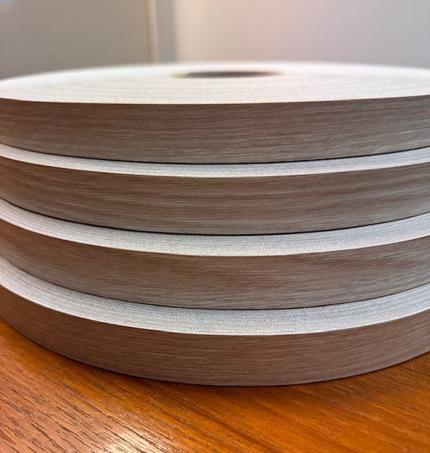 Swiss Elm Light Melamine Preglued 50M