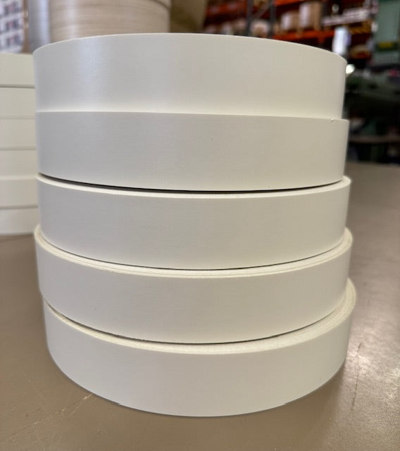 White Smooth Melamine Preglued 50M - W010/S
