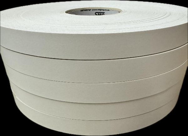 White Textured Melamine Preglued 50M