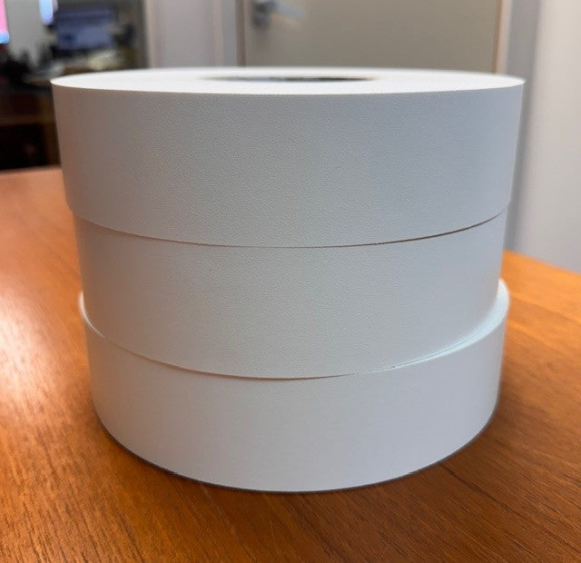 White Textured Melamine Preglued 50M