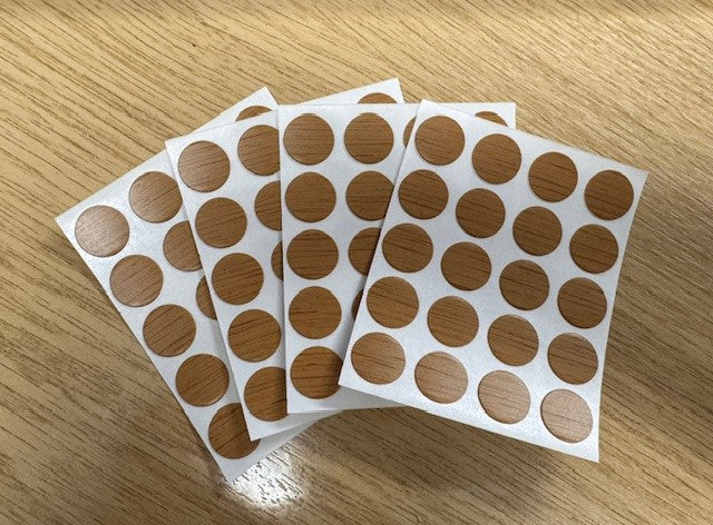 Natural Oak Sticky Cover Caps